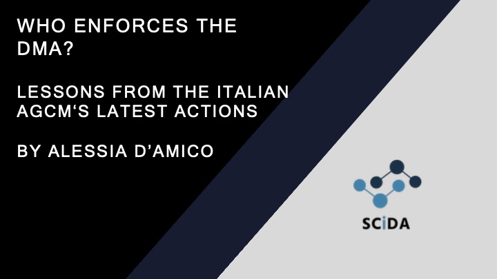 Who Enforces the DMA? Lesson’s from the Italian AGCM’s latest actions
